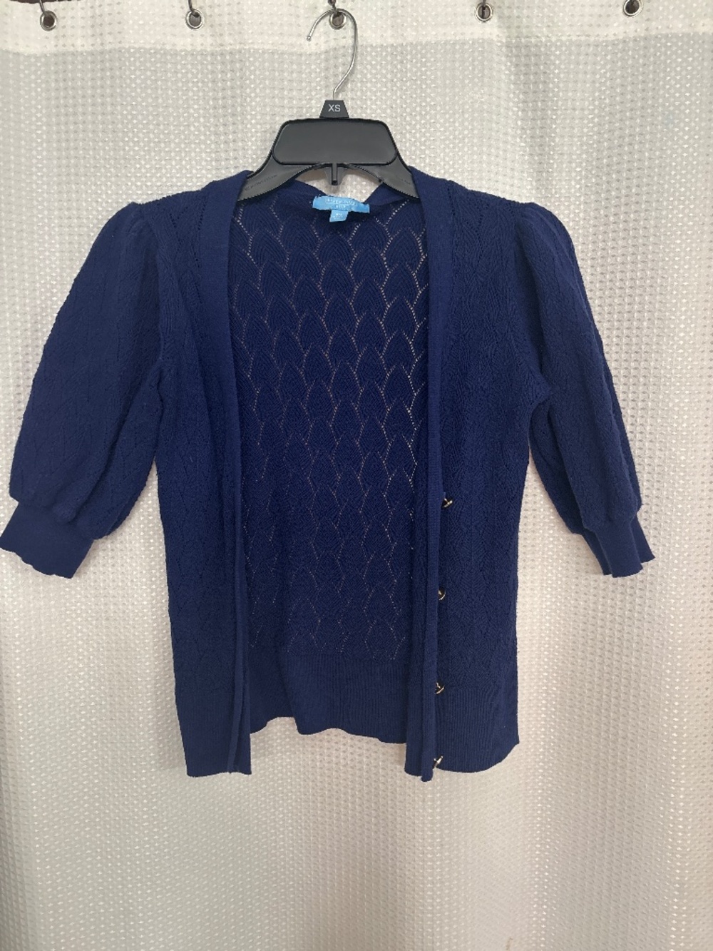 Navy cardigan